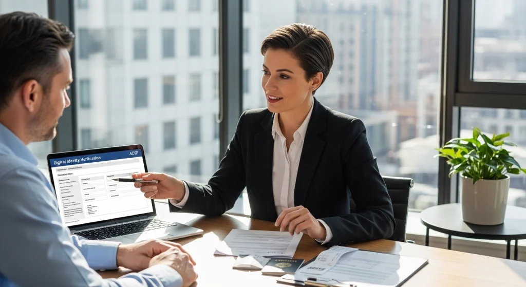 ACSP szolgáltató segít Companies House identity verification folyamatban ügyfélnek